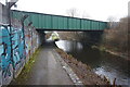 Railway bridge next to lock #76, Rochdale Canal