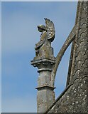 SU7856 : Elvetham - Church of St Mary - Carved stone angel by Rob Farrow