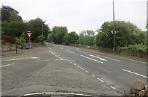 SK3449 : Matlock Road at the junction of Broadholme Lane by David Howard