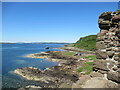 NS1749 : View from Portencross Castle by Alan O'Dowd