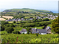 Dinas Cross seen from the scenic view point