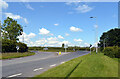 Road outside Leeming Bar Services, Bedale