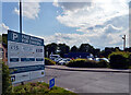 Entrance to Leeming Bar Services, Bedale