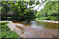 Confluence of the Cawdor Burn and River Nairn