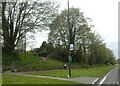 Bus stop by A52 on Markeaton Hill