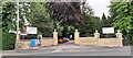 Entrance to Leicester High School for Girls  from NE side of London Road