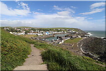 NW9954 : Portpatrick Harbour and Village by Billy McCrorie