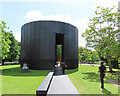 TQ2679 : Serpentine Gallery Pavilion 2022, view from gallery by David Hawgood