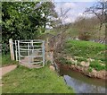 SO7581 : Kissing gate next to the Borle Brook footbridge by Mat Fascione
