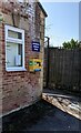 Yellow box on a Frampton on Severn wall