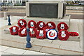 SH7882 : Wreaths laid as part of the Falklands Islands memorial parade by Richard Hoare