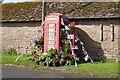 A Jubilee decorated telephone box