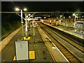 TQ4386 : Suburban platforms at Ilford station at night by Stephen Craven