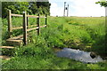 Jurassic Way crossing a stream on the way into Chacombe