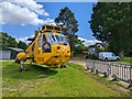 Remains of ex-RAF Sea King HAR3  XZ595