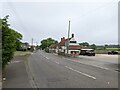 The Royal Oak pub and car park on the A39