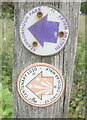 Walk marker in Stanborough Park