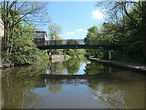 SK5639 : Tinkers Lane Footbridge [no 11], Nottingham Canal by Christine Johnstone
