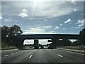 Footbridge crossing M1 southbound