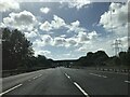 Footbridge crossing M1 southbound