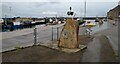 Burghead memorial to "The Shetland Bus"