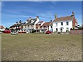 Houses on the village green at Walberswick