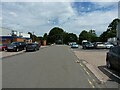 Cars and industrial units on the Elmdon Trading Estate