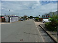 Industrial units and an access road on the Elmdon Trading Estate