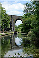 Canal at Oxley Viaduct in Wolverhampton