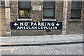 TQ3082 : Old signs on Wicklow Street, St Pancras by David Howard