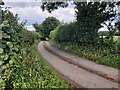 Country lane towards Hartsgreen