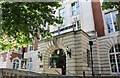 The entrance to the Royal Academy of Music on Marylebone Road