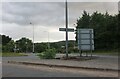 SK0515 : Roundabout on Main Road, Brereton by David Howard