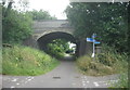 St Alban Way at Station Road Bridge