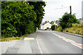 Entering Bow Street from the south - the A487 road