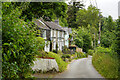 Cottages on the lane above Llandre