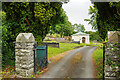 Entrance to lower Llandre Cemetery