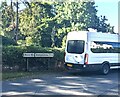 B4521 direction and distance signs in rural Monmouthshire