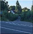 Dead-end road, Llanddewi Skirrid, Monmouthshire