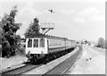 Train leaving Lichfield Trent Valley [High Level]