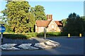 Roundabout on Henley Road, Bockmer End