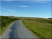 SO1183 : Sweeping right-hander on the road across Banc Gorddwr by Richard Law