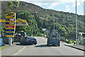 A835 passing Jet filling station