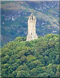 NS8095 : The Wallace Monument on Abbey Craig from Stirling Castle by Rob Farrow