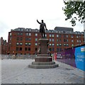 SJ8398 : William Gladstone in Albert Square by Gerald England