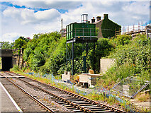 SE1190 : Wensleydale Railway, Water Tower at Leyburn Station by David Dixon
