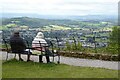 SO5212 : Enjoying the view from the Kymin by Philip Halling