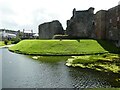 NS0864 : Bute - Rothesay - Castle - Eastern section of moat by Rob Farrow