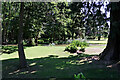 Landscaped garden near Wrottesley Home Farm in Staffordshire