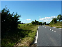 SO0884 : Bridleway crossing the A483 by Richard Law